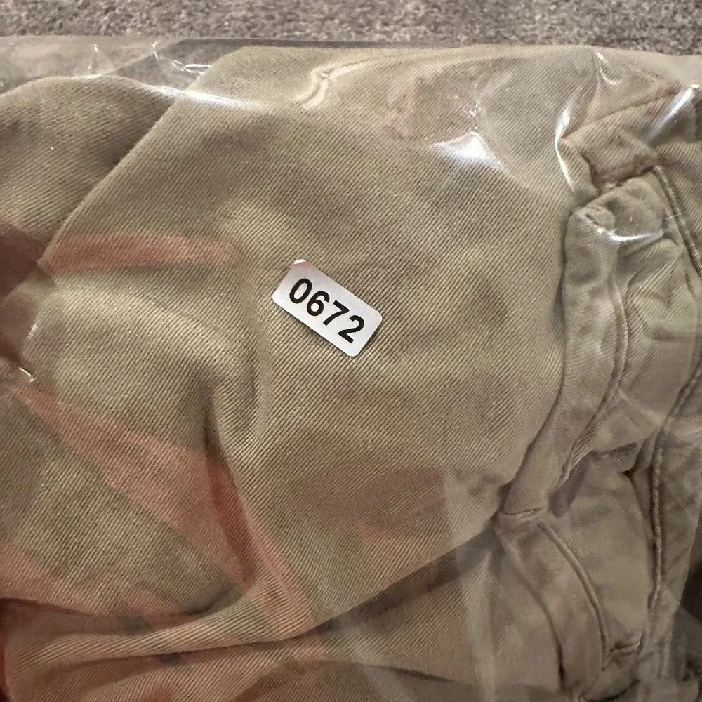 Vintage Polo Raulph Lauren Shorts Mens 35 Cargo Olive Green Surplus Cotton Loose